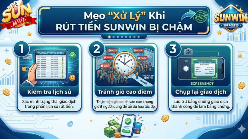 Mẹo "Xử Lý" Khi Rút Tiền Sunwin Bị Chậm Mẹo "Xử Lý" Khi Rút Tiền Sunwin Bị Chậm