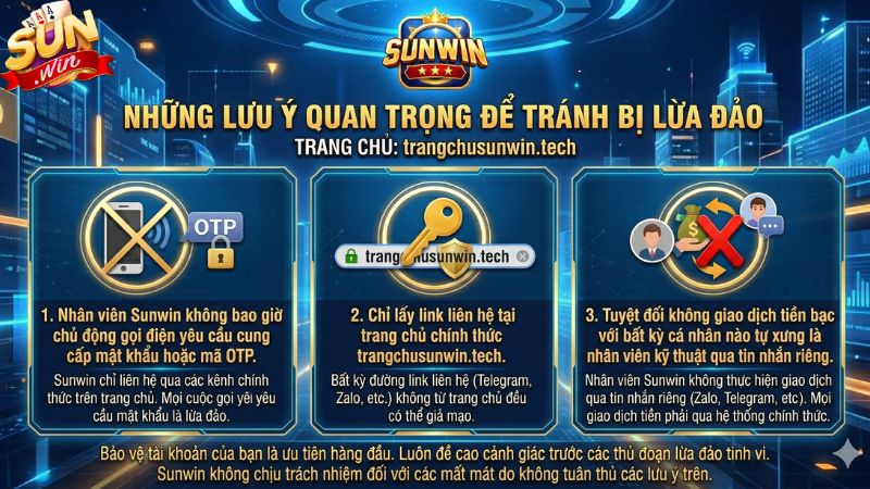 Những lưu ý quan trọng để tránh bị lừa đảo